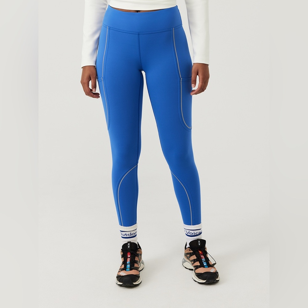 Outdoor Voices Blue FrostKnit Leggings XXL (fits XL)